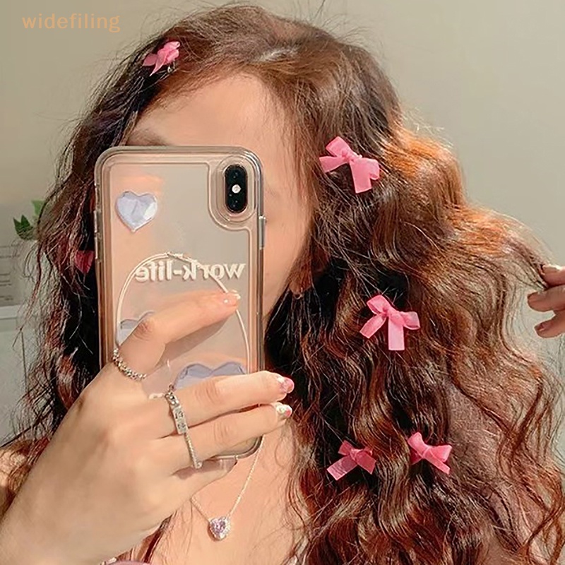 Bộ 8 Kẹp Tóc Nơ Nhỏ Xinh Thời Trang Mùa Hè Dễ Thương Cho Bạn Gái