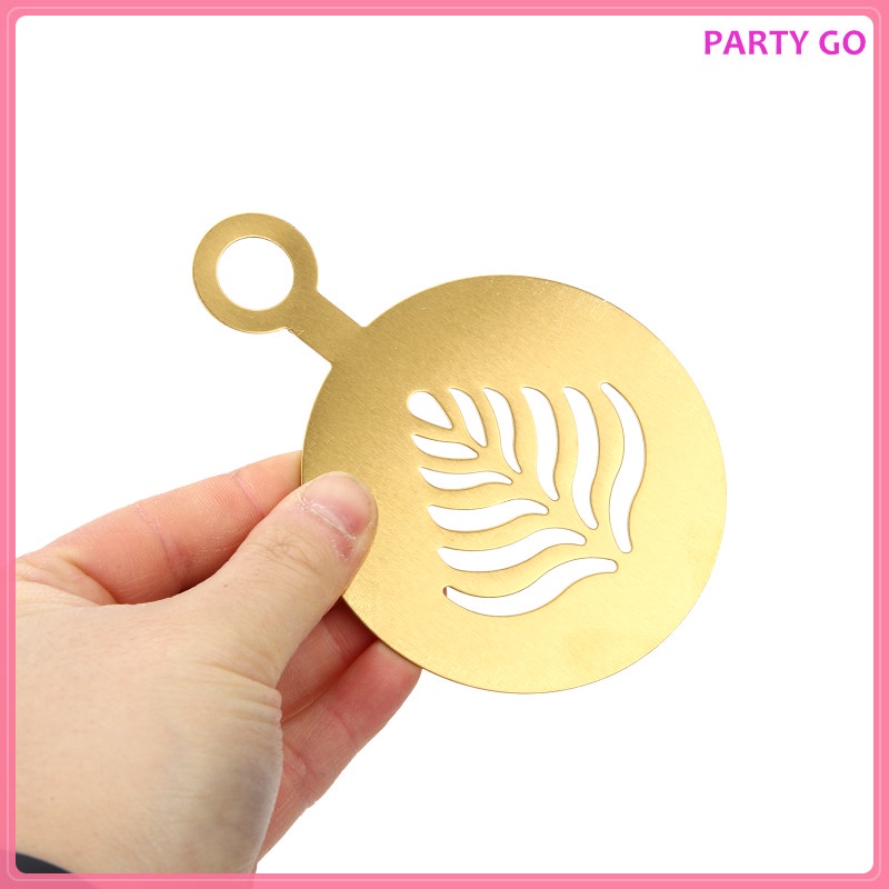 Set 4 Khuôn Inox Tạo Hình Trang Trí Cà Phê Sữa Nghệ Thuật