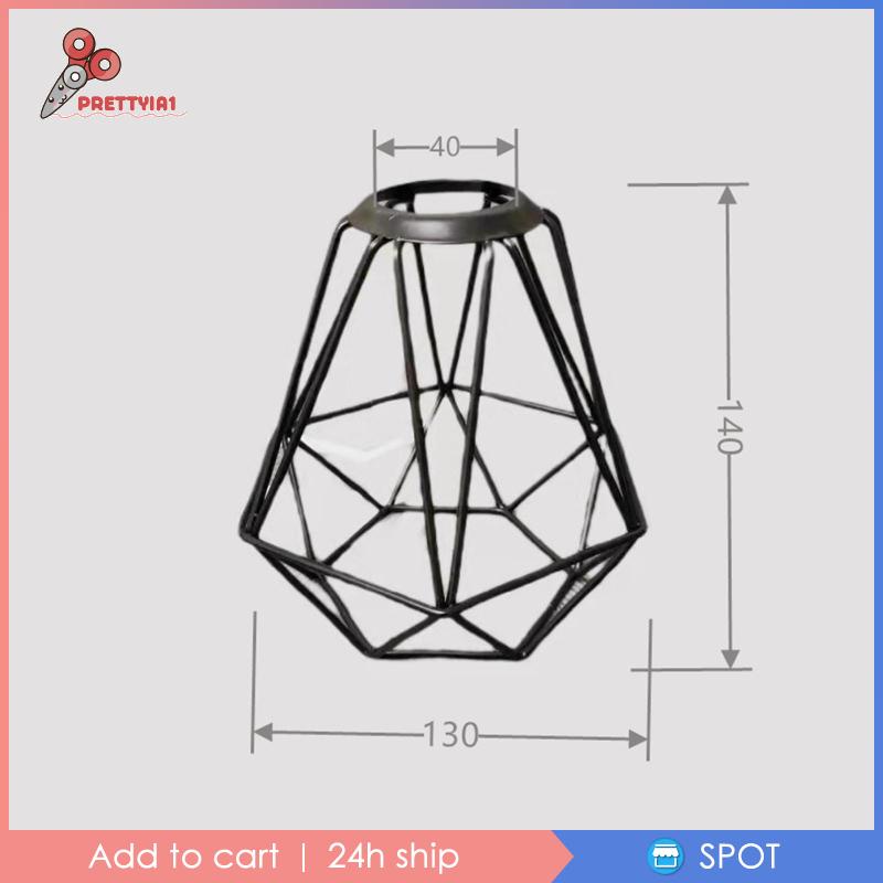 [Prettyia1] Lưới Rỗng Bọc Đèn Treo Trần Nhà Bảo Vệ Phong Cách Cổ Điển
