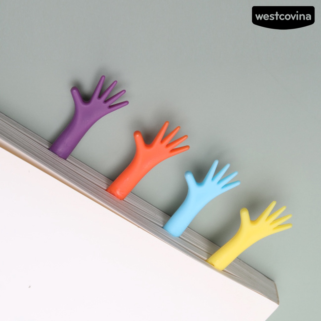 [WSTN] [WSTN]✎Bộ 4 Thẻ Đánh Dấu Sách Chống Trầy Thiết Kế Khoét Rỗng Trơn Làm Thủ Công Bề Mặt