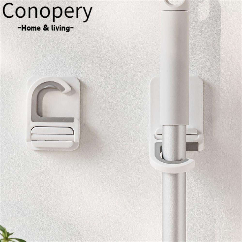 CONOPERY Giá Đỡ Chổi Và Cây Lau Nhà Gắn Tường Đa Năng Tiện Dụng Cho Phòng Tắm / Nhà