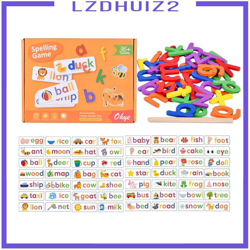 Bộ Đồ Chơi Đánh Vần Chữ Abc Giáo Dục Sớm Cho Bé Từ 3-8 Tuổi