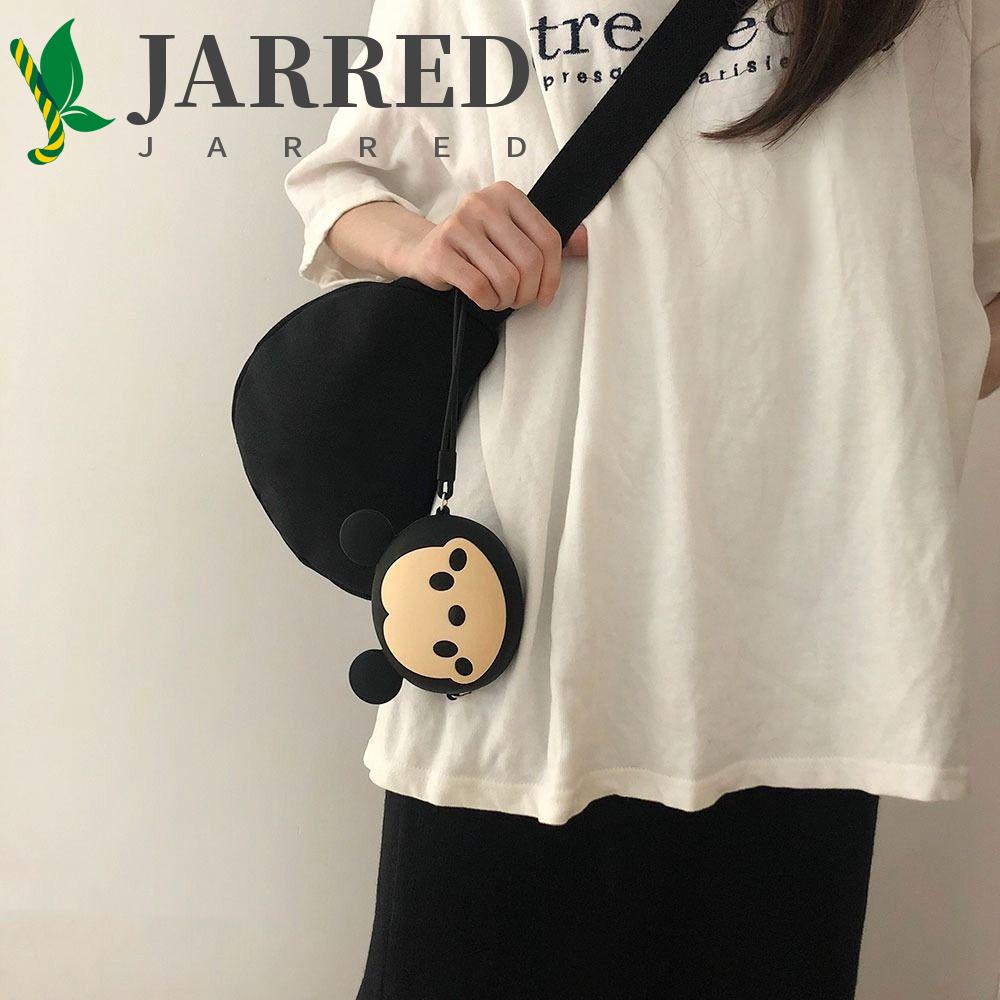 Ví Đựng Tiền Xu Mini Bằng Silicon Có Khóa Kéo Hình Chuột Mickey / Gấu Dễ Thương