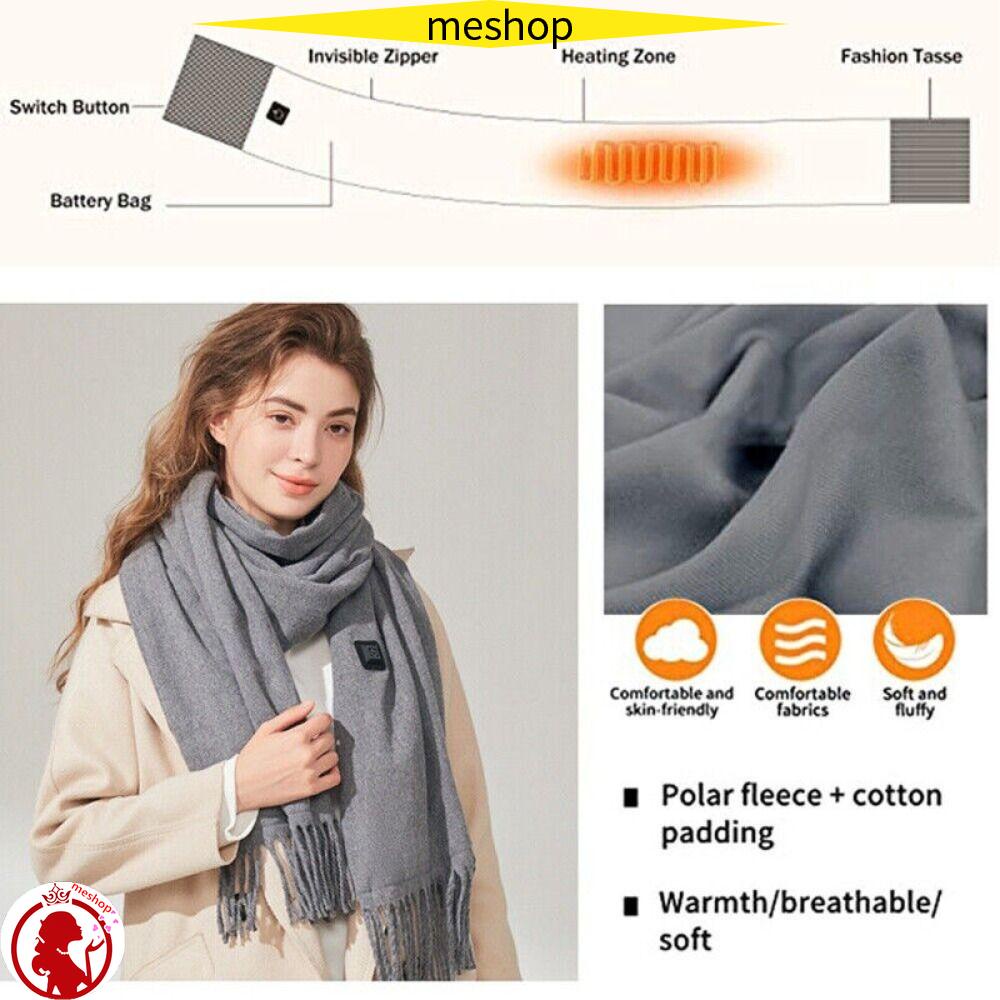 ME Khăn Choàng Sưởi Ấm Bằng Điện Có Thể Sạc Lại Dành Cho Nam Nữ