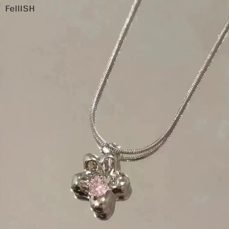 Vòng cổ Mặt Hình Ngôi Sao / Trái Tim Đính Đá Zircon Thời Trang Cho Nữ 439br
