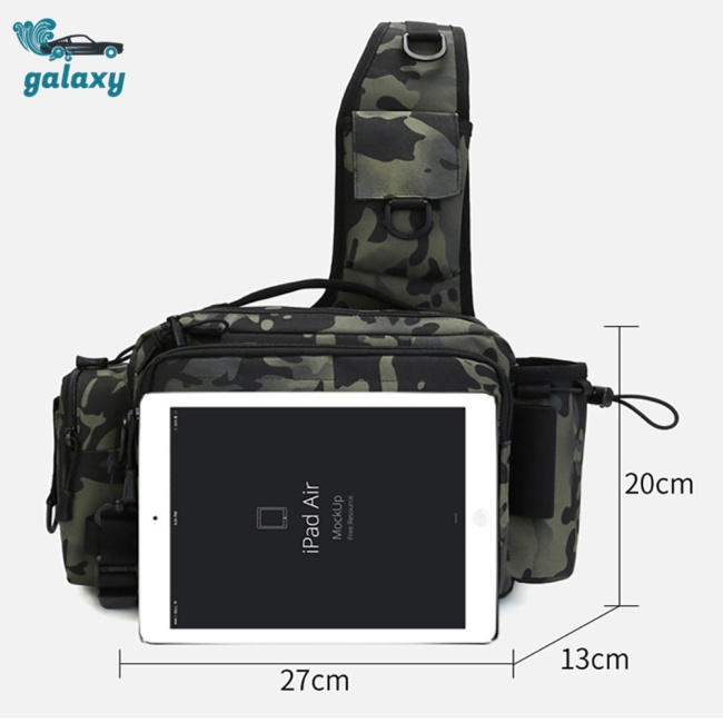 Galaxy Túi Đeo Chéo Đựng Đồ Dùng Câu Cá Đa Năng Tiện Dụng
