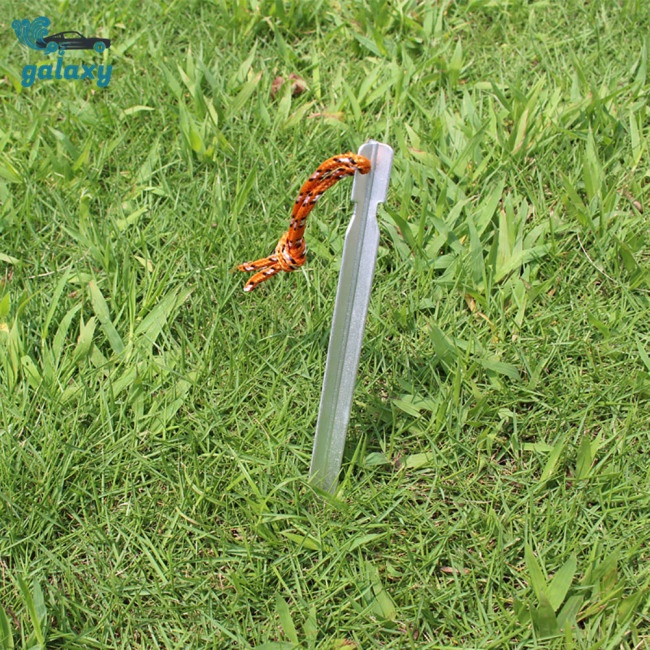 Galaxy Set 10 Cọc Dựng Lều Bằng Hợp Kim Nhôm 18cm Tiện Dụng Khi Đi Cắm Trại