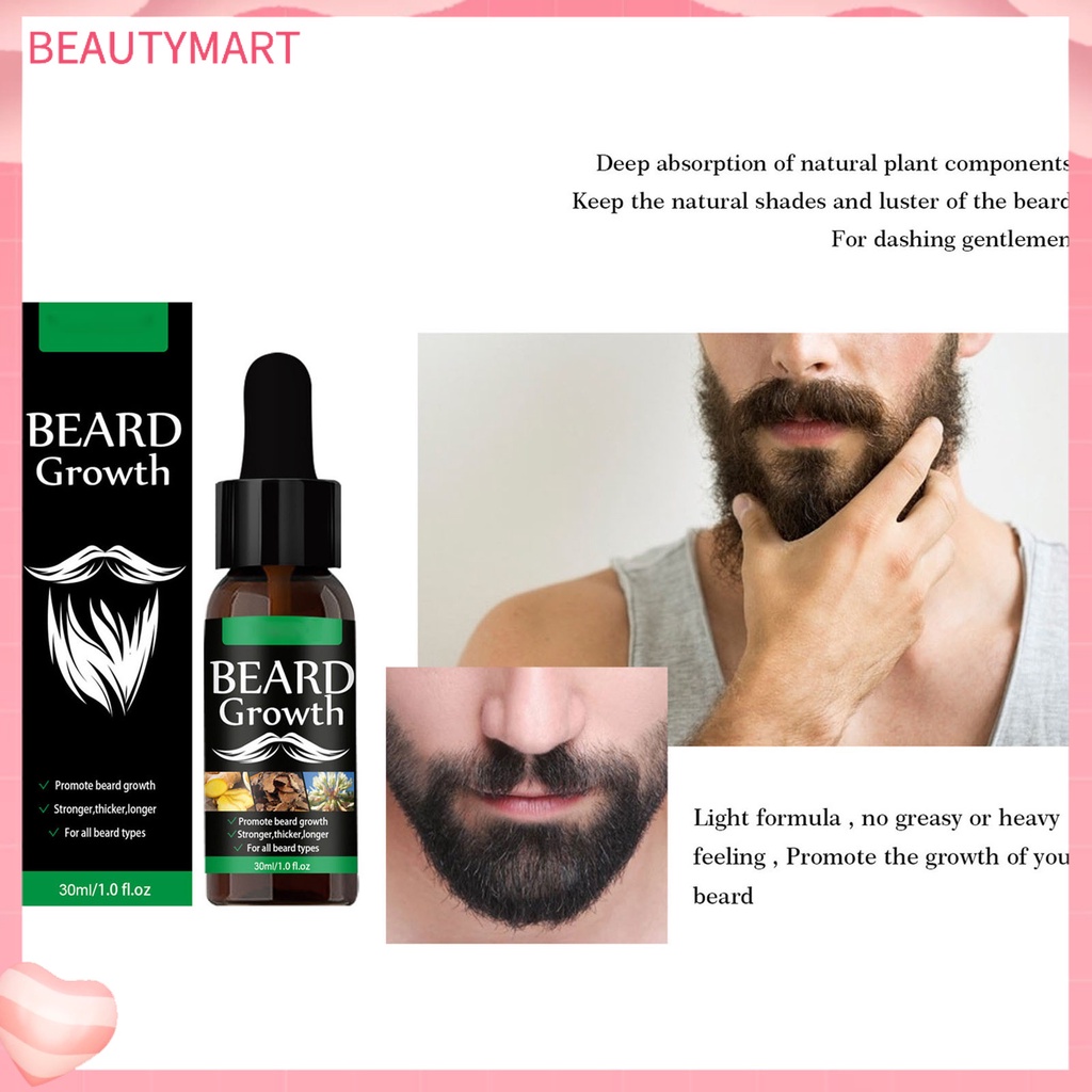 Tinh Dầu Kích Thích Mọc Râu 30ML Dịu Nhẹ Dưỡng Ẩm Chống Rụng Không Nhờn Dính Và Làm Dày Râu Tại Nhà