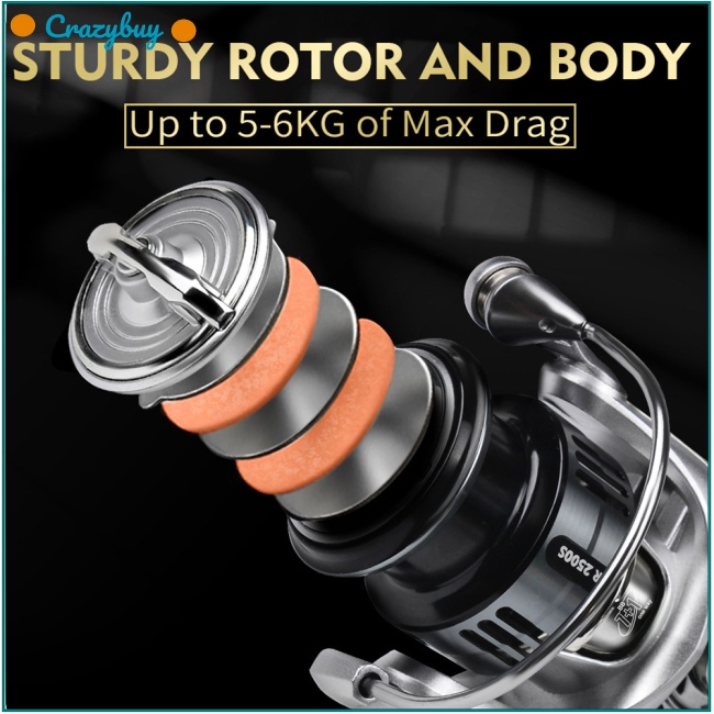 Cr Máy Câu Cá 7 + 1bb Chất Lượng Cao