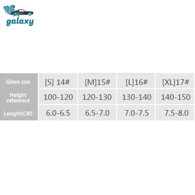Galaxy 1 Đôi Găng Tay Chơi Golf Có Dây Thun Co Giãn Chống Mài Mòn Thoải Mái Dành Cho Bé Trai Bé Gái