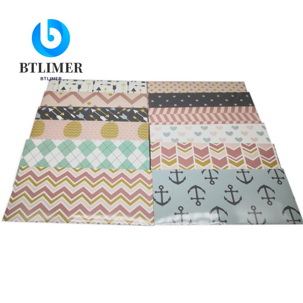 BTLIMER Set 12 Bao Thư Cao Cấp Thiết Kế Sáng Tạo Phong Cách Phương Tây