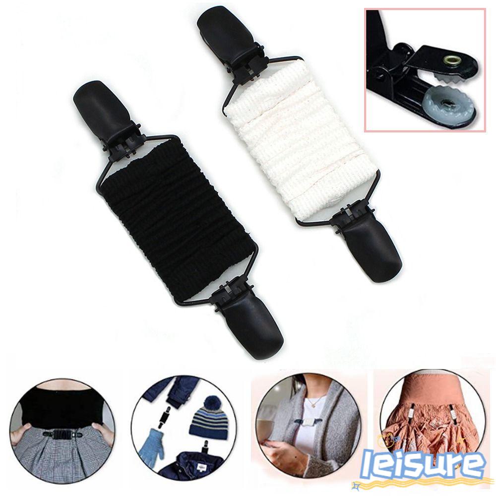 LEISURE Set 2 Kẹp Cổ Áo Cardigan Đa Năng Thiết Kế Mới Cho Nữ