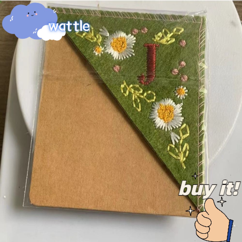 1 Kẹp Đánh Dấu Trang Sách Cá Nhân Hóa Hình Khâu Tay Mùa Hè Thiết Kế Mới