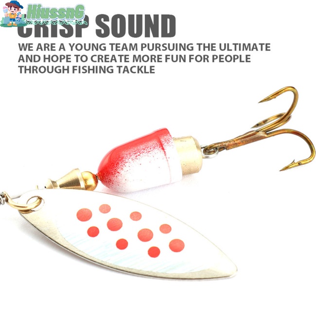 Set 10 Mồi Câu Cá Giả Bằng Kim Loại Cứng Kèm Móc Ba Chấu