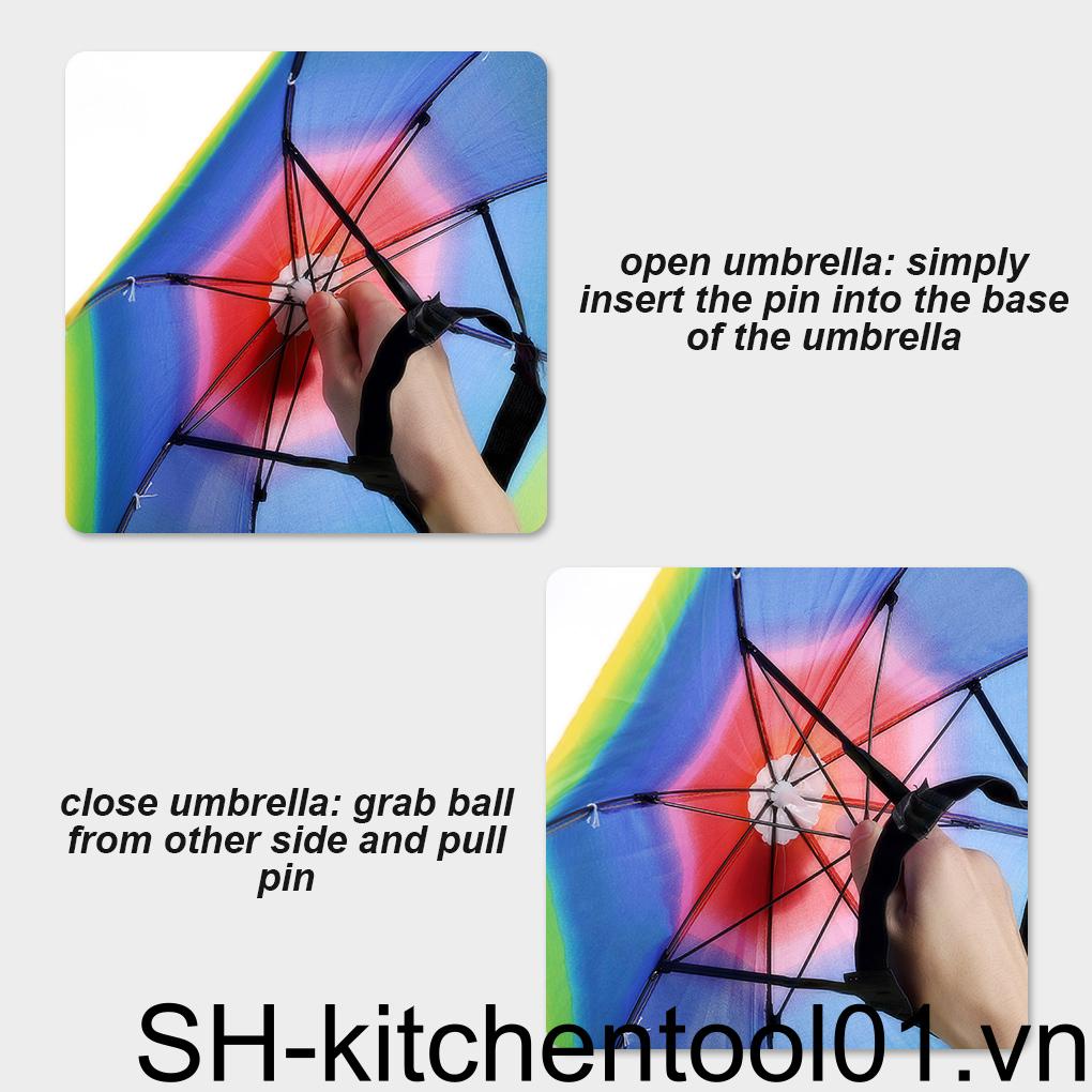 Dù Gấp Gọn Co Giãn Họa Tiết Rằn Ri Tiện Dụng Khi Đi Câu Cá / Cắm Trại