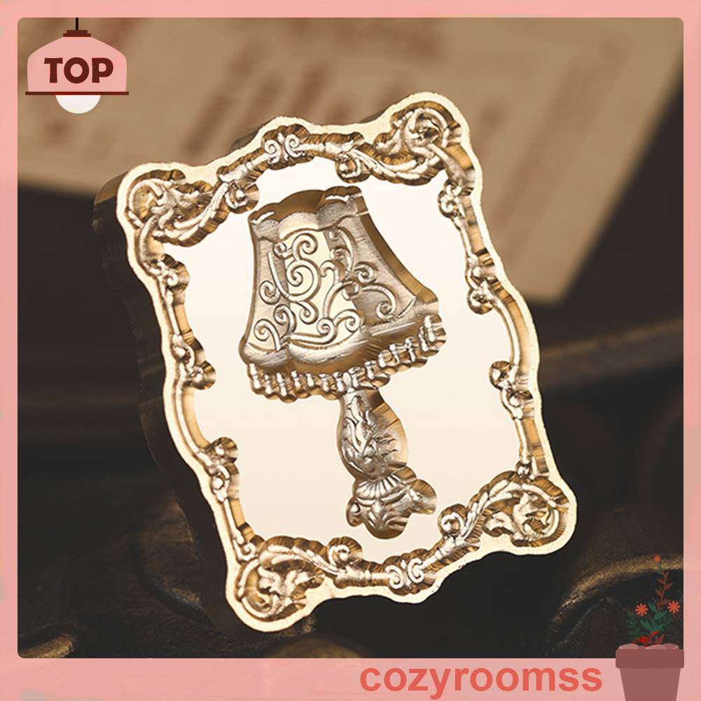 Đầu Tem Đóng Dấu Niêm Phong Thiệp Mời Đám Cưới DIY Phong Cách Retro