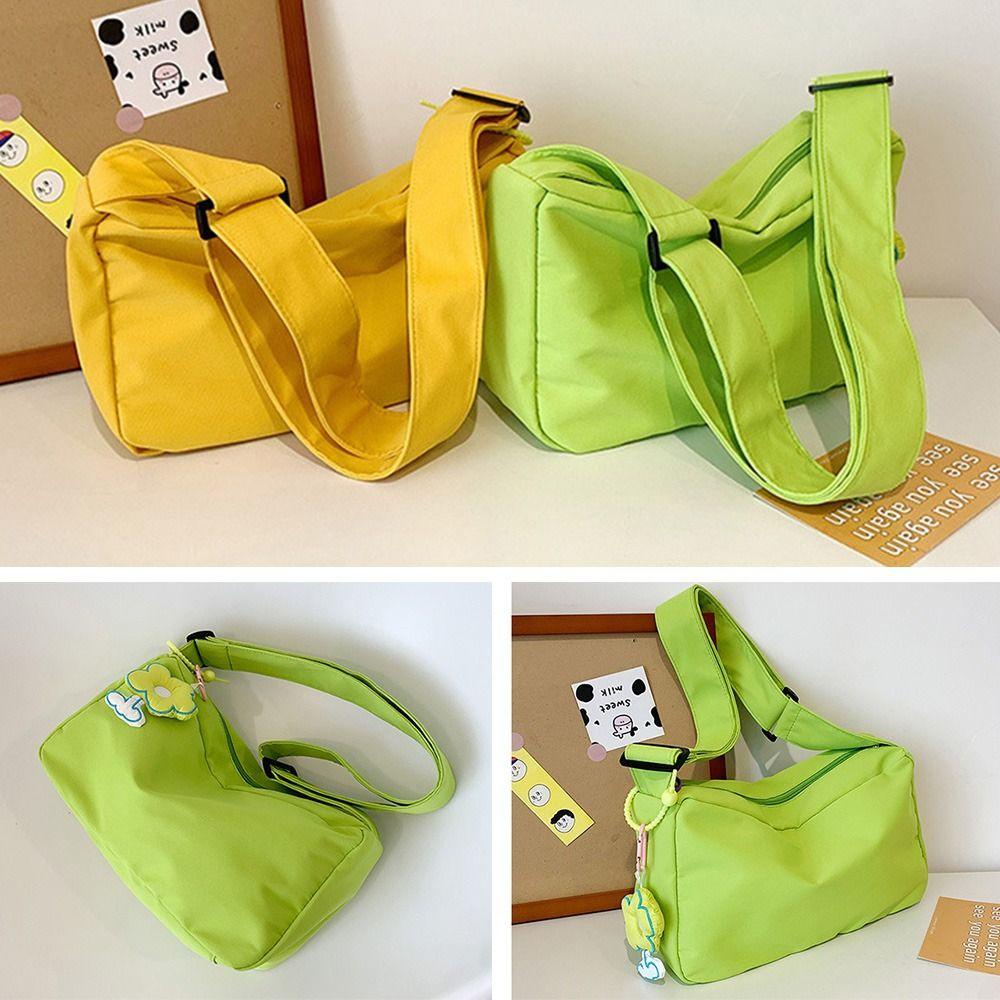 Túi Xách Canvas Sức Chứa Lớn Màu Sắc Cầu Vồng Thời Trang Cho Nữ