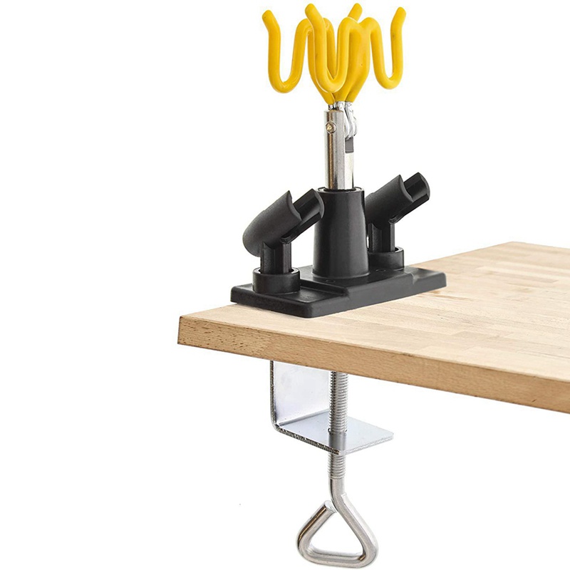 Bộ Giá Đỡ 4 Bàn Chải Airbrush Xoay 360 Độ Tiện Dụng