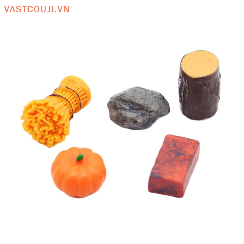 Set 5 Viên Gạch 1: 12 Dùng Để Trang Trí Nhà Búp Bê / Tiểu Cảnh Dịp Halloween