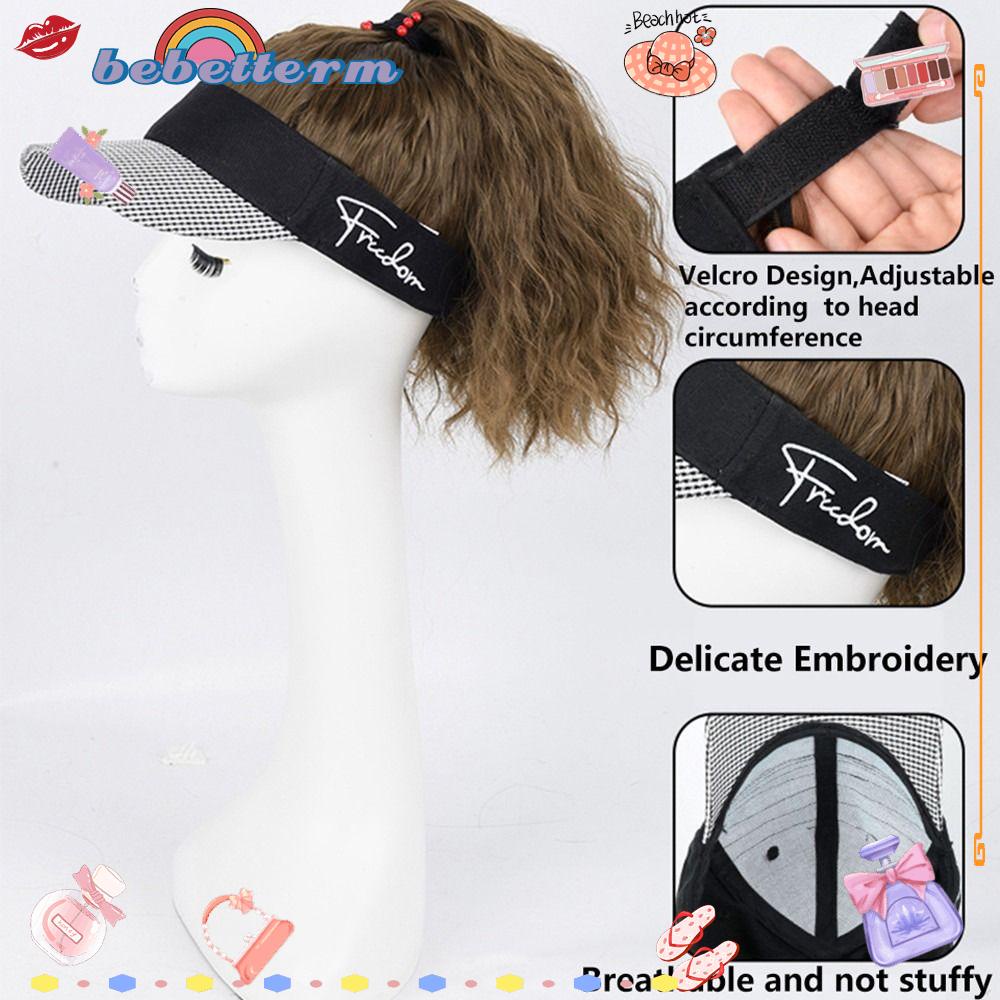 BEBETTERM Bộ Tóc Giả Bằng Sợi Tổng Hợp Chịu Nhiệt Tự Nhiên