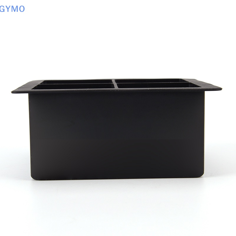 [cxGYMO] Khuôn Silicon Làm Đá Viên Hình Vuông Lớn Màu Đen HDY