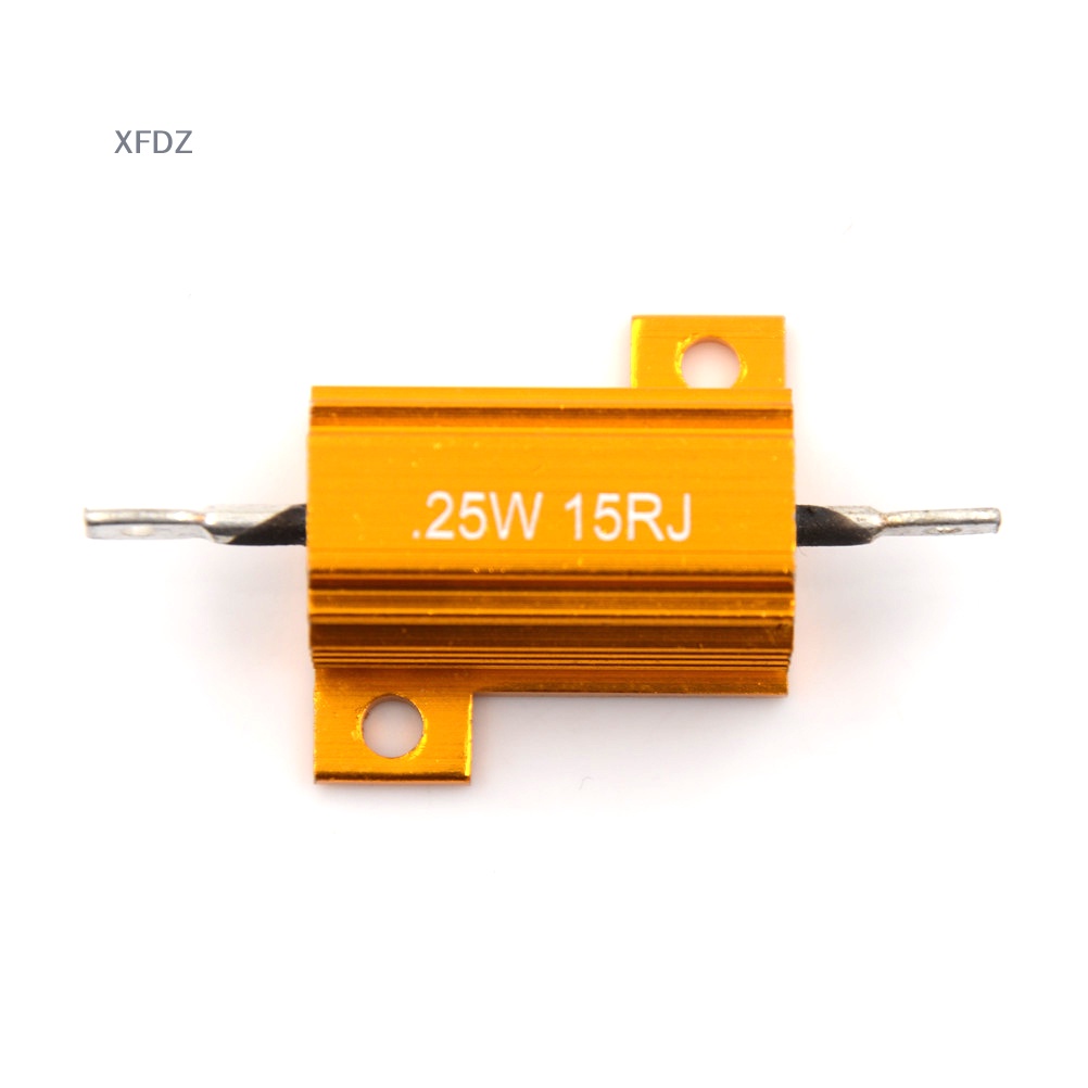 Điện Trở Mạ Vàng 25W 15 Ohm 5% Vỏ Nhôm Chuyên Dụng