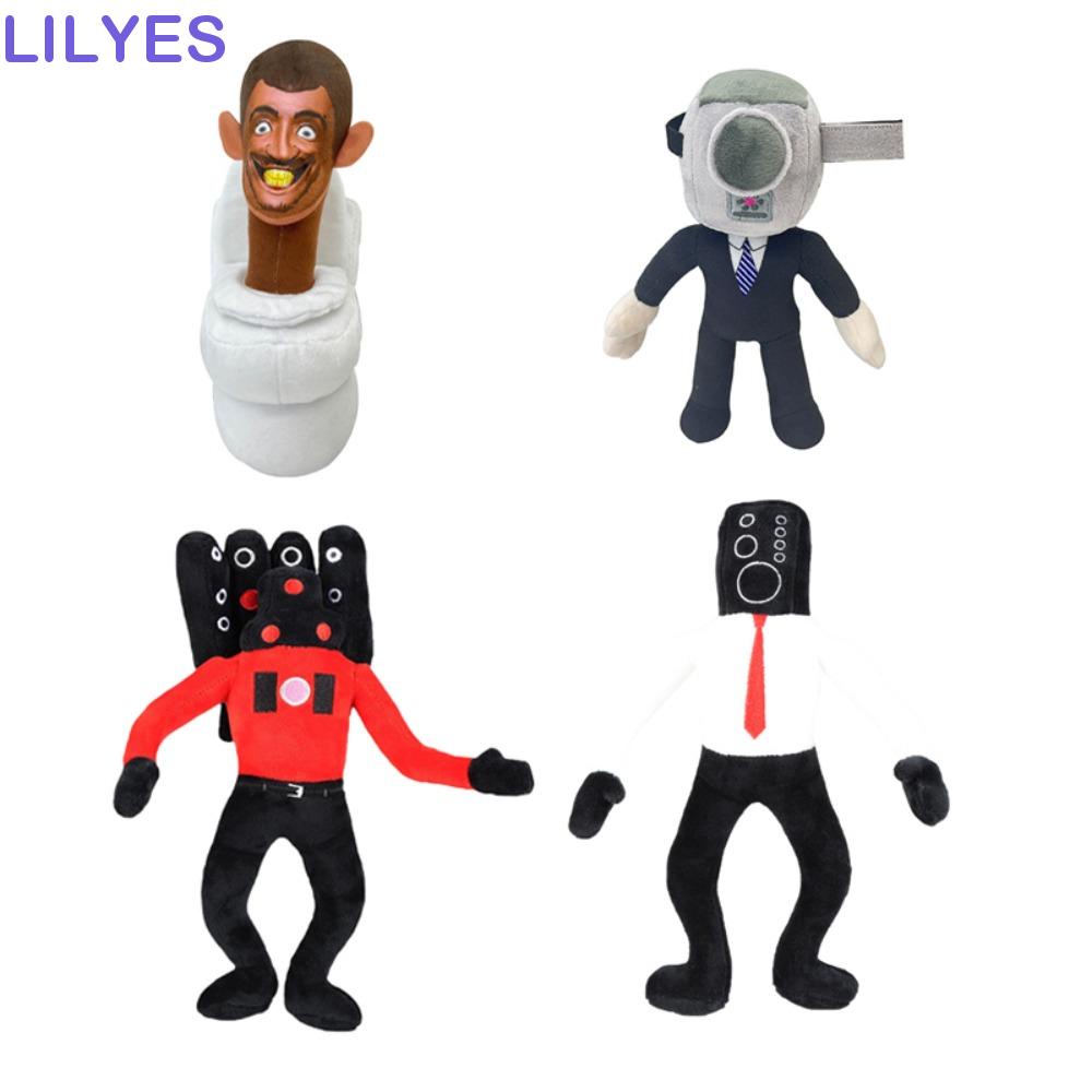 Lilyes Đồ Chơi Búp Bê Nhồi Bông Mềm Mại Hình Người Đàn Ông Ngồi Toilet Đáng Yêu Dành Cho Trẻ Em