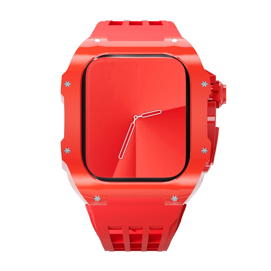 Ốp Silicone + Dây Đeo 45mm Dành Cho iWatch Series SE 8 7 6 5 4 45mm 44mm