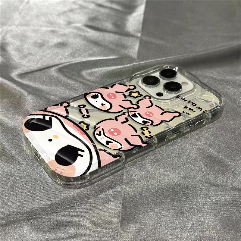 Ốp Điện Thoại Mềm Trong Suốt In Hình Kuromi Dễ Thương Cho Iphone 14Promax 1312 / 11 7 / 8plus xr / sins RGL8