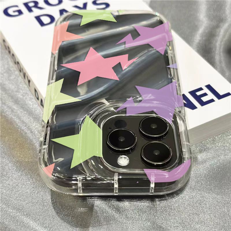 Ốp Điện Thoại Mềm Trong Suốt Họa Tiết Hoạt Hình Dễ Thương Cho Iphone14promax 1312plus7 Star / 8xr 11 IWA6