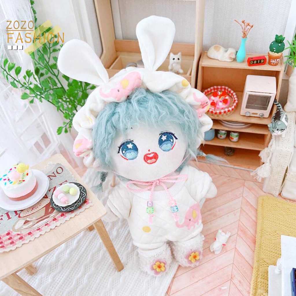 Búp Bê Đồ Chơi Hình Chú Voi Bằng Vải Mềm Mại Kích Thước 20cm