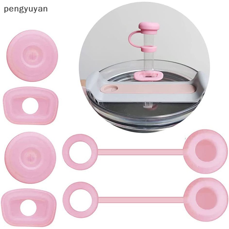 Bộ 2 Nắp Đậy Ống Hút Trong Suốt Chống Tràn / Bụi Bẩn Tiện Dụng Cho Xe Hơi