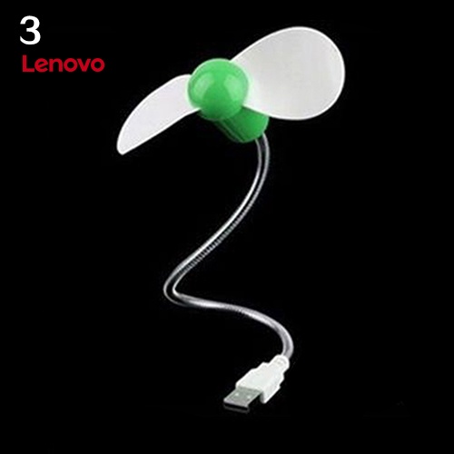 Quạt làm mát USB LENOVO sunflower mini dễ thương linh hoạt cho máy tính/ laptop