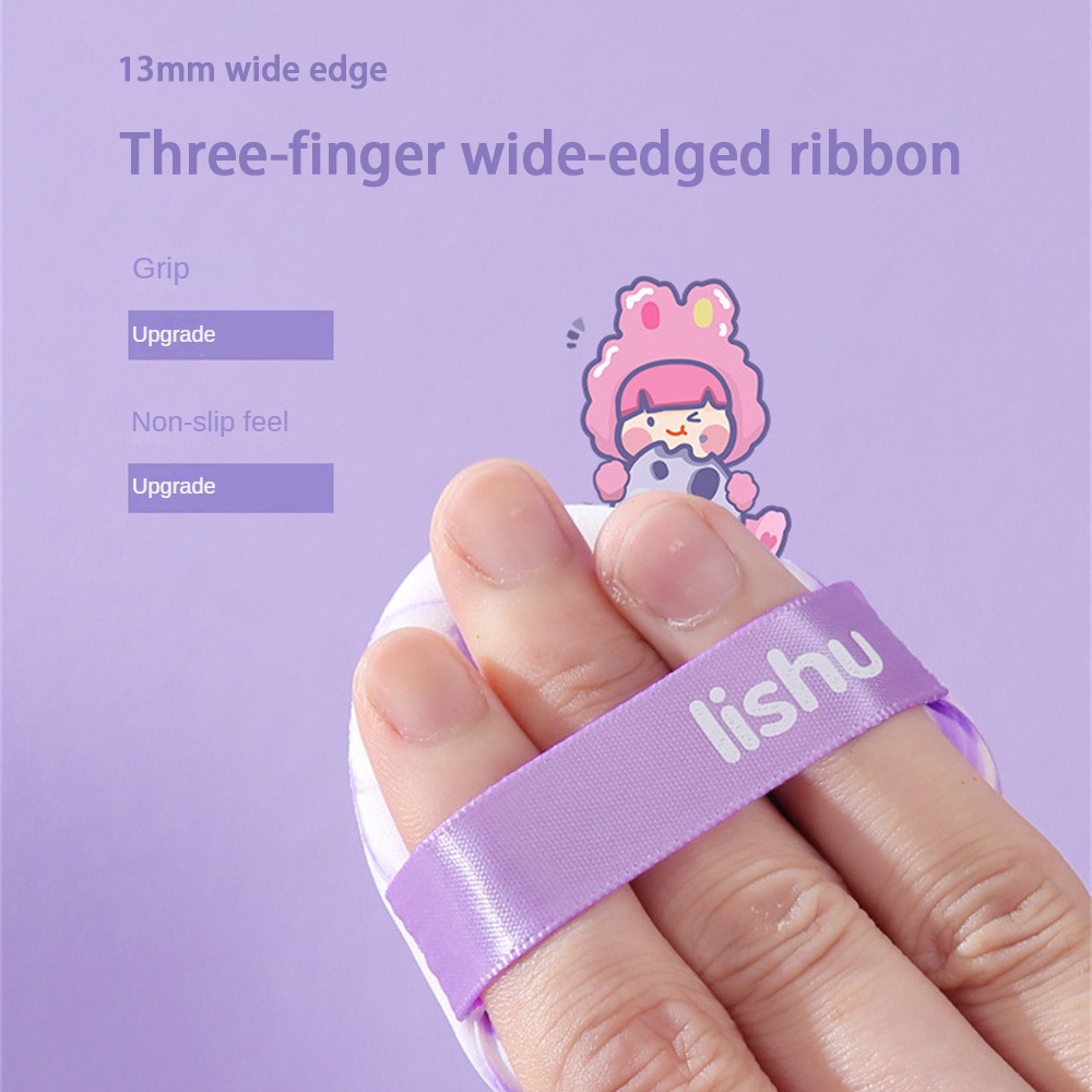 Lishu Potato Chips Powder Puff Air Cushion Puff Purple Sweet Potato Flavour Đệm khí Egg Yolk Pie Powder Puff Foundation Mút trang điểm Mút xốp heby1