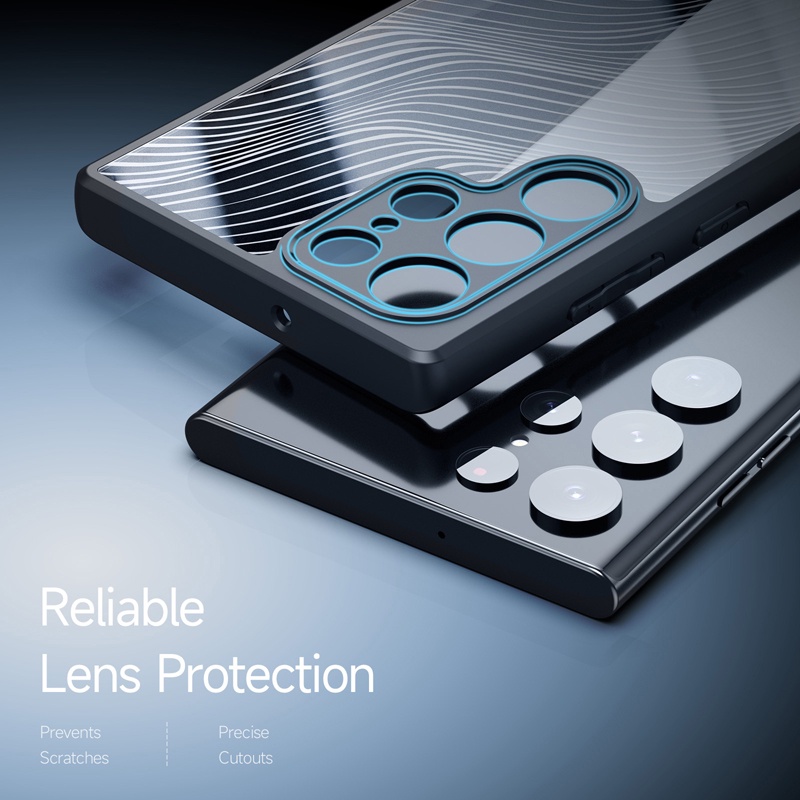 Ốp Điện Thoại DUX DUCIS PC TPU Nhám Chống Dấu Vân Tay Cho Samsung Galaxy S22 Ultra