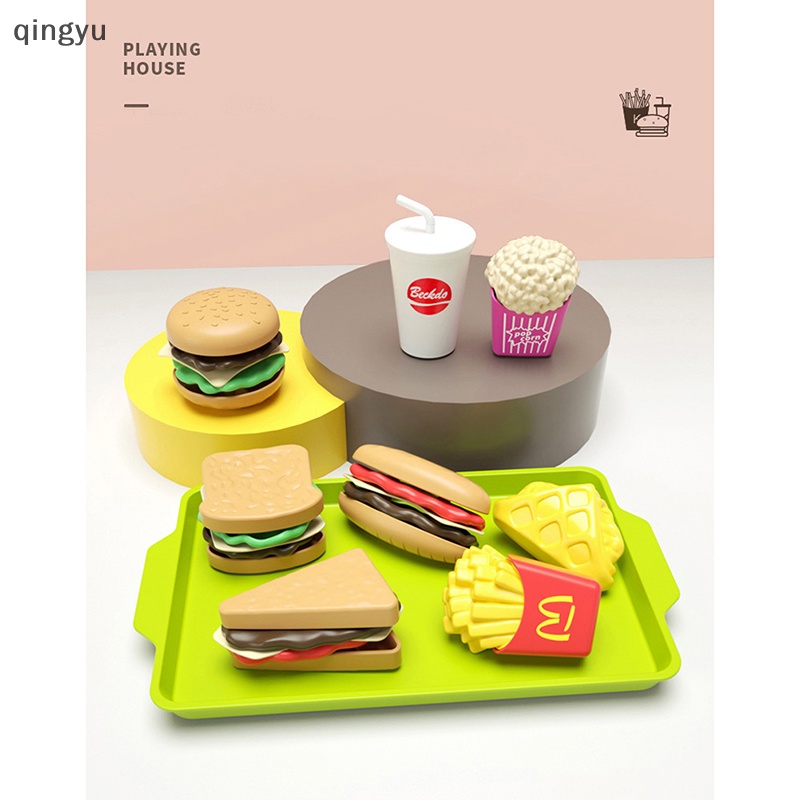 Bộ Đồ Chơi Cắt Bánh Sandwich Khoai Tây Chiên DIY Cho Bé