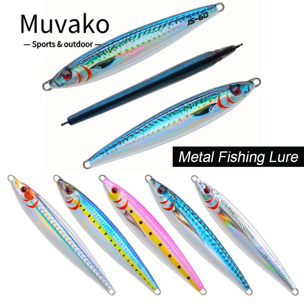 MUVAKO Mồi Giả Câu Cá Bằng Kim Loại In 3d Trọng Lượng 30g 40g