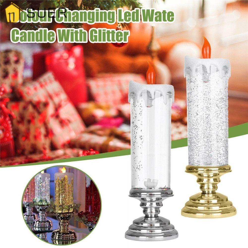 SUENIN Nến Đèn Led Điện Tử Màu Sắc Lấp Lánh Chống Thấm Nước