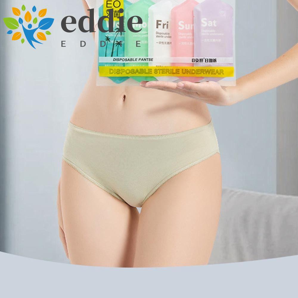 Set 5 Quần Lót Cotton 26Eddie Dùng Một Lần Tiện Lợi Cho Phụ Nữ Mang Thai