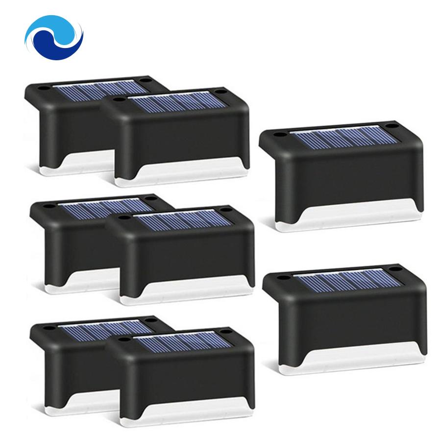 Bộ 8 Đèn LED Năng Lượng Mặt Trời Chống Thấm Nước Chiếu Sáng Sân Vườn / Cầu Thang / Hàng Rào / Ban Công