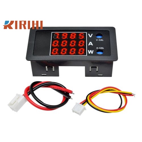 RIRIHI Đồng Hồ Đo Điện Áp Bốn Vị Trí Độ Chính Xác Cao 100V 10A 1000W
