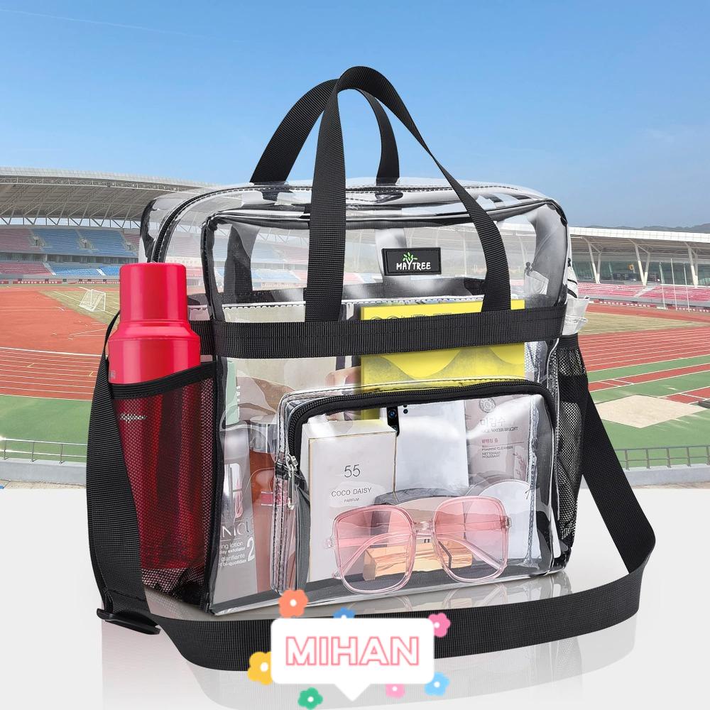 Túi Đeo Chéo Vai Bằng Nhựa PVC Trong Suốt Sức Chứa Lớn Dành Cho Đi Du Lịch MIHAN1