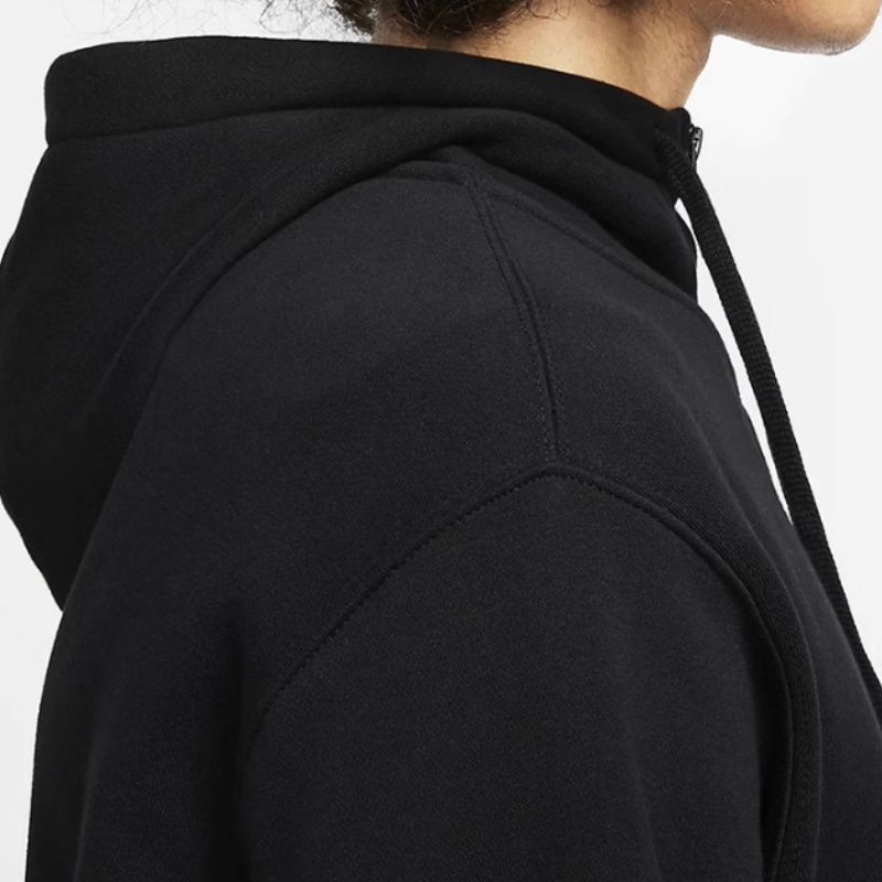 Nk men's sports hoodie plus velvet jacket áo len có mũ trùm đầu