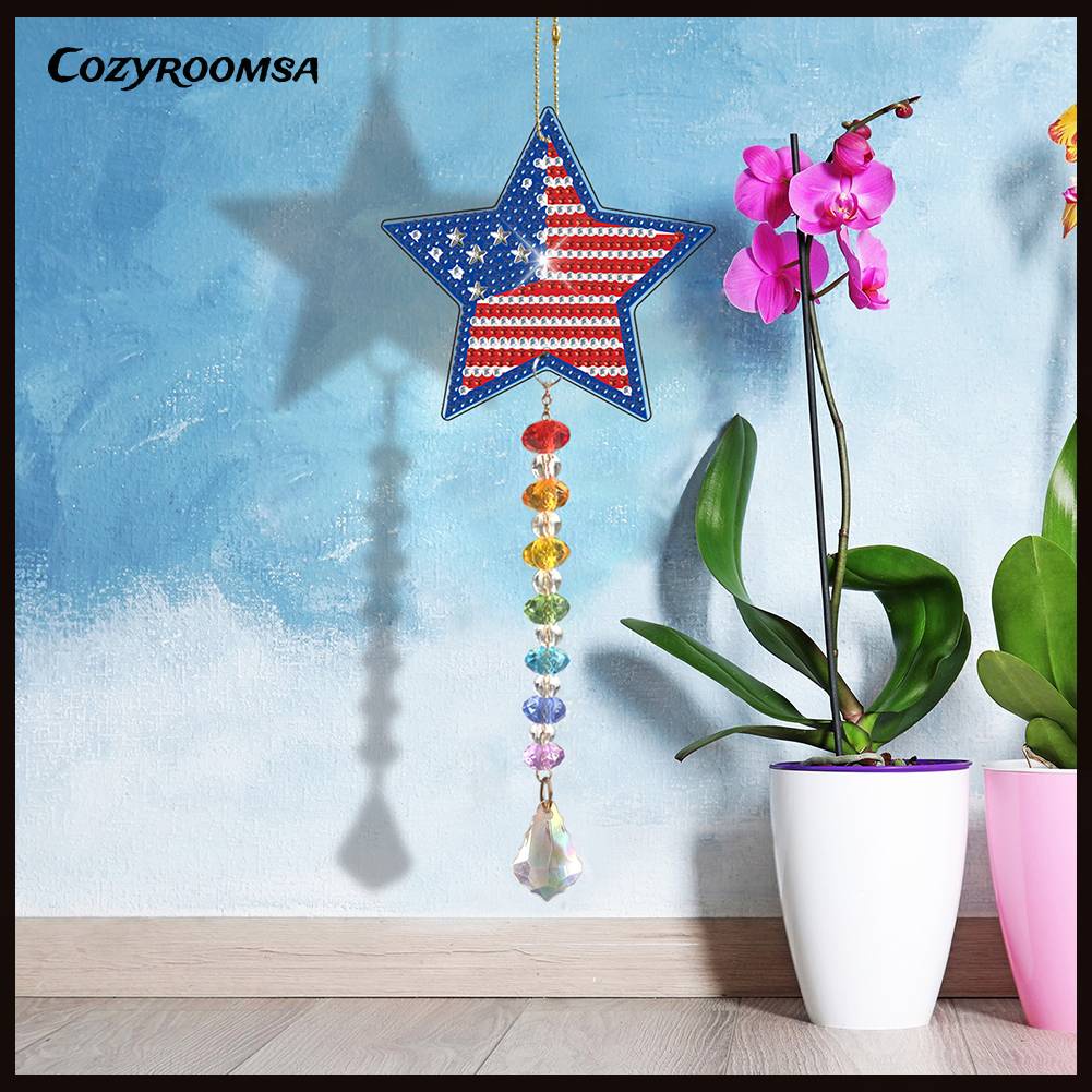 Bộ Tranh Đính Đá Tự Làm Họa Tiết Chuông Aeolian