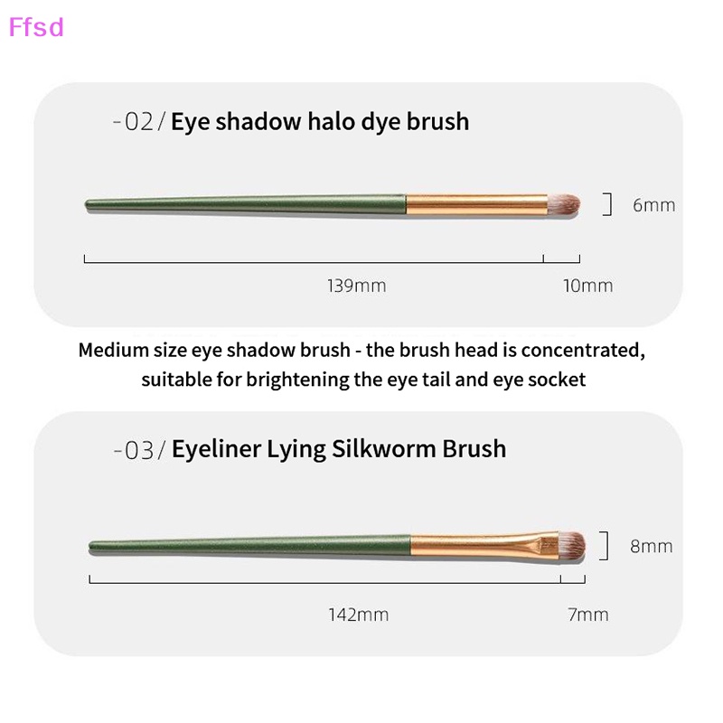 Set 3 Cọ Trang Điểm Phấn Mắt Mềm Mại Chuyên Nghiệp Cho Nữ