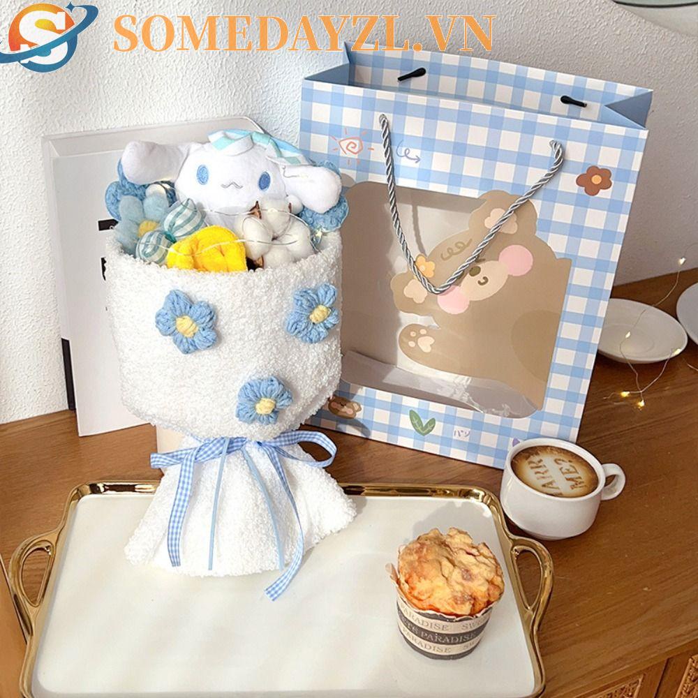 SOMEDAYZL Búp Bê Nhồi Bông Hình Cinnamoroll Mềm Mại Trang Trí Nhà Cửa