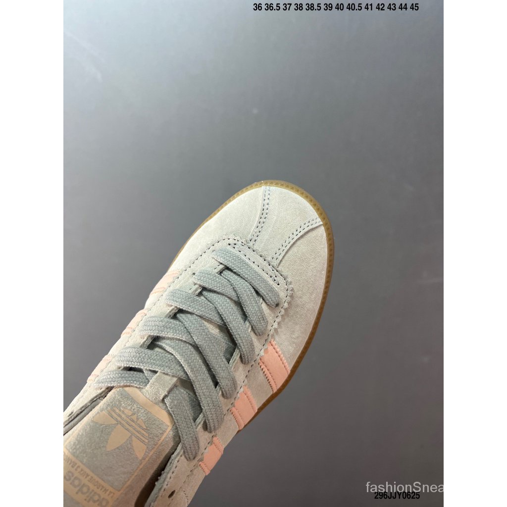 Three - Giày sneakers Bermuda Cỏ Đơn Màu Xám Nhạt Phong Cách retro