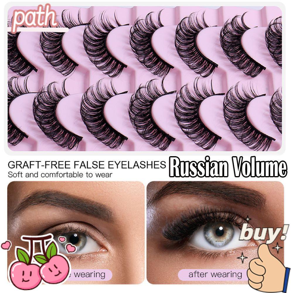 PATH Lông Mi Giả Mềm Mại Tái Sử Dụng Tiện Lợi