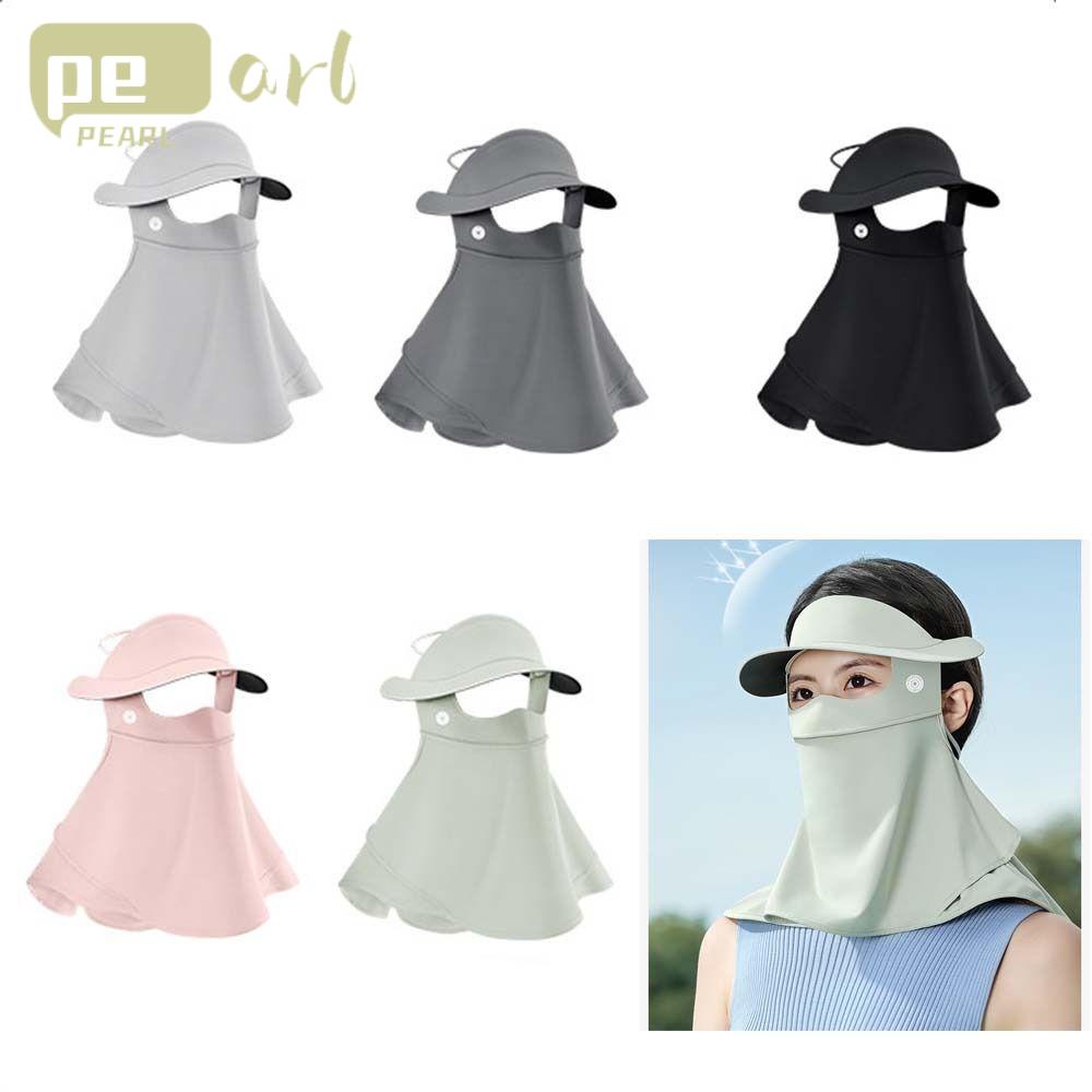 PEARLVN Yếm Vải Lụa Lạnh Thoáng Khí Chống Nắng Tiện Dụng Khi Chơi Golf