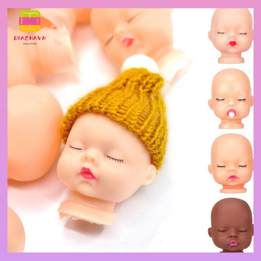 DIACHAVN Set 10 Đầu Búp Bê Mini Hình Đôi Môi Đỏ Hồng